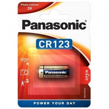 Bateria litowa Foto CR123 3V Panasonic BLISTER 1szt.