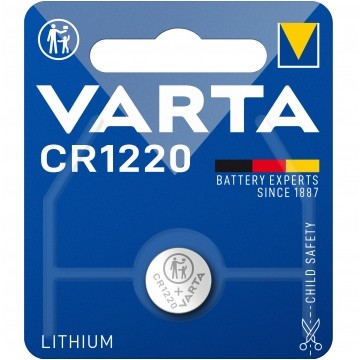 Bateria litowa pastylka CR1220 3V VARTA Lithium BLISTER 1szt.