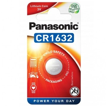 Bateria litowa pastylka CR1632 3V Panasonic BLISTER 1szt.
