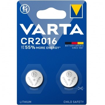 Bateria litowa pastylka CR2016 3V VARTA Lithium BLISTER 2szt.