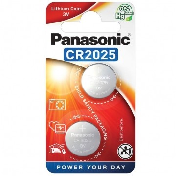 Bateria litowa pastylka CR2025 3V Panasonic BLISTER 2szt.