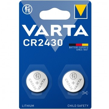 Bateria litowa pastylka CR2430 3V VARTA Lithium BLISTER 2szt.
