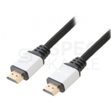 BLOW Silver Kabel HDMI 1.4 High Speed Full HD 4K@24 10m