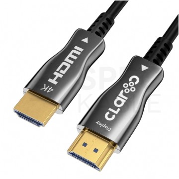 CLAROC Kabel optyczny HDMI 2.0 AOC 4K Premium High Speed Ultra HD 4K@60 75m