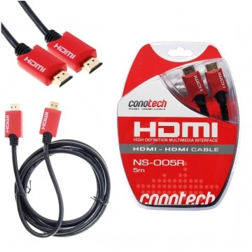 CONOTECH Kabel HDMI 1.4 High Speed Full HD 4K@24 5m