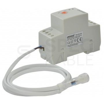 Czujnik zmierzchowy automatyczny natynkowy regulowany z zewnętrznym sensorem / sondą 3000W 230V IP65 na szynę DIN TH35 ORNO OR-CR-219