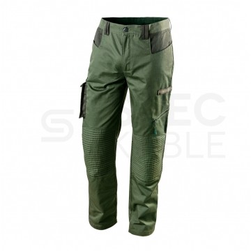 Długie spodnie monterskie, robocze CAMO Olive rozmiar L/52 NEO 81-222-L