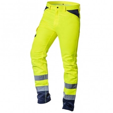 Długie spodnie ostrzegawcze odblaskowe, żółta VISIBILITY rozmiar S/48 NEO81-792-S