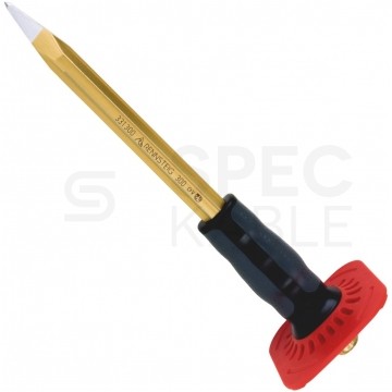 Dłuto spiczaste 16x300mm z osłoną do ochrony dłoni 2K RENNSTEIG