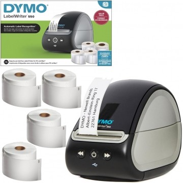 Drukarka etykiet DYMO LabelWriter 550 ValuePack dla biura, sklepu, magazynu (LW550) [2147591]