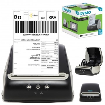 Drukarka termiczna do etykiet kurierskich DYMO LabelWriter 5XL dla biura, sklepu, magazynu (LW 5XL) [2112725]