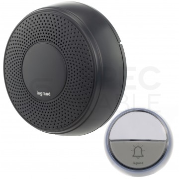 Dzwonek bezprzewodowy IP44 Comfort antracyt Legrand