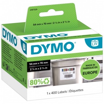 Etykiety gastronomiczne DYMO LW 54x70mm papierowe [2187329] ORYGINALNE 1 rolka x 400szt.