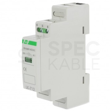 F&F Lampka modułowa sygnalizacyjna (kontrolna) LED Zielona 1-fazowa 130-260V AC/DC