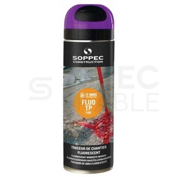 Farba geodezyjna do znakowania fioletowa 500ml spray SOPPEC Fluo T.P.