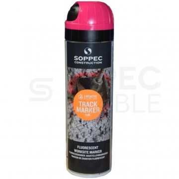 Farba geodezyjna do znakowania różowa 500ml spray SOPPEC Track Marker