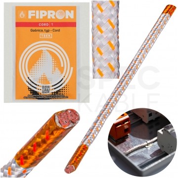 FIPRON Sznur gaszący CORD Type 1, linka PPOŻ przeciwpożarowa 1m (do 100L) model C-01-010-100