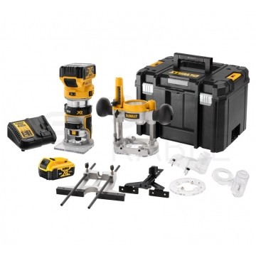 FREZARKA GÓRNOWRZECIONOWA 8MM XR 18V 2*5.0AH TSTSK DEWALT