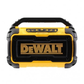 Głośnik budowlany przenośny Bluetooth akumulatorowy XR Li-Ion 10,8V / 18V FLEXVOLT 54V ( bez akumulatora ) + USB + AUX DeWALT