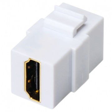 Gniazdo multimedialne HDMI moduł typu keystone biały Mediabox