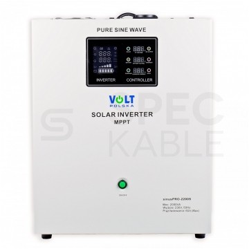 Inwerter solarny z regulatorem MPPT 60A przetwornica SINUS PRO 12/230V 1400/2200W