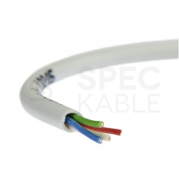Kabel alarmowy YTDY 4x0,5mm biały 100V domofonowy drut Mercor