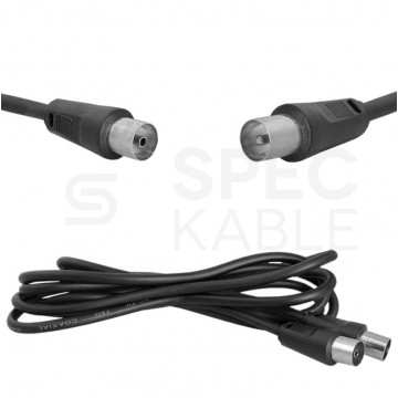 Kabel antenowy TV (wtyk / gniazdo) 1,8m