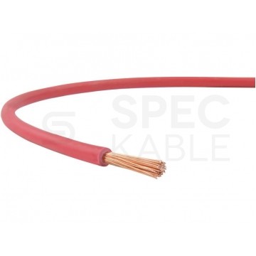 Kabel ciepłoodporny H07Z-K 90°C 450/750V 6 czerwony linka Geca