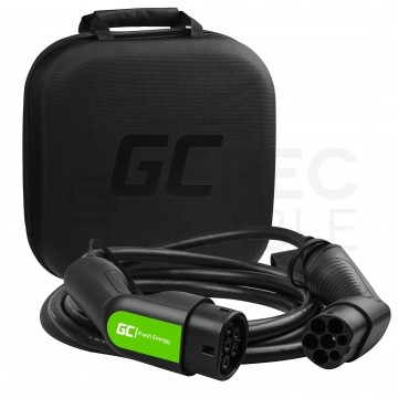 Kabel do ładowania samochodów Type 2 22 kW 5m 32A EV / PHEV Green Cell