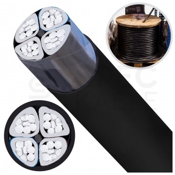 Kabel energetyczny ziemny YAKY 4x35mm2 czarny 0,6/1kV aluminium Elektrokabel