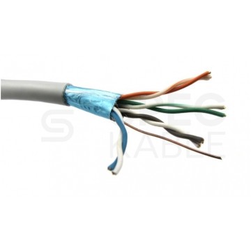 Kabel FTP kat.5e F/UTP 4x2x0,5 MaxCable cięty