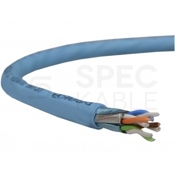 Kabel FTP kat.6 U/FTP 4x2x0,57 niebieski LSOH Draka
