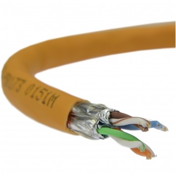 Kabel FTP kat.7 S/FTP 4x2x0,57 pomarańczowy LSOH SecurityNet