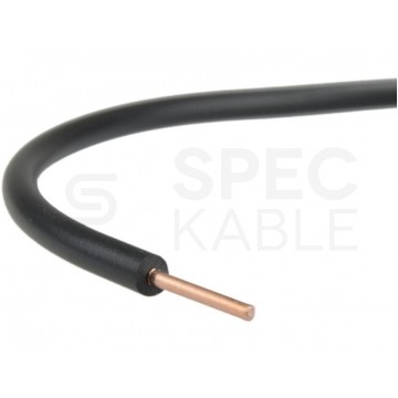 Kabel instalacyjny DY / H07V-U 0,75mm2 jednożyłowy czarny 450/750V drut Elektrokabel