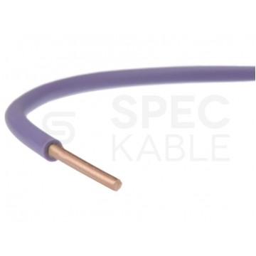 Kabel instalacyjny DY / H07V-U 0,75mm2 jednożyłowy fioletowy 450/750V drut Elektrokabel