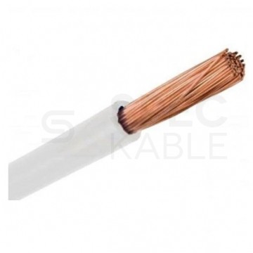 Kabel instalacyjny LgY / H05V-K 0,5mm2 jednożyłowy biały 300/500V giętki linka Helukabel
