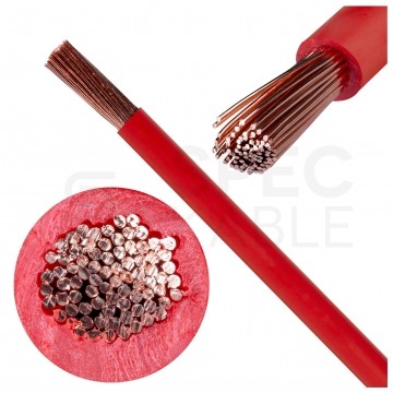 Kabel instalacyjny LgY / H05V-K 0,5mm2 jednożyłowy czerwony 300/500V giętki linka Helukabell