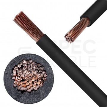 Kabel instalacyjny LgY / H05V-K 0,75mm2 jednożyłowy czarny 300/500V giętki linka Texsim