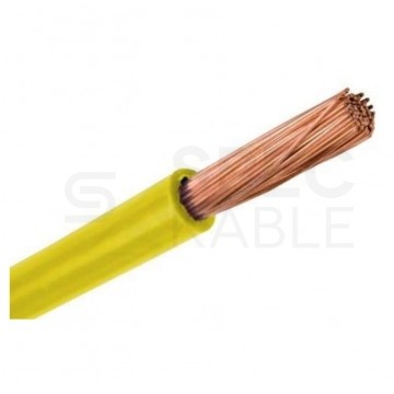 Kabel instalacyjny LgY / H05V-K 0,75mm2 jednożyłowy żółty 300/500V giętki linka Helukabel