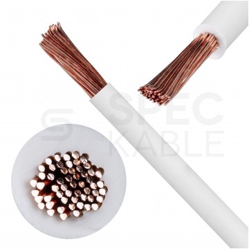 Kabel instalacyjny LgY / H07V-K 1,5mm2 jednożyłowy biały 450/750V giętki linka Helukabel