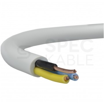 Kabel instalacyjny YDY 3x2,5mm2 biały 450/750V drut Mercor