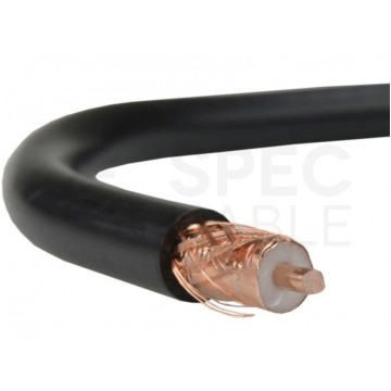 Kabel koncentryczny 50ohm H1000 2,62/7,15/10,3mm Cu (oplot Cu 50%) czarny antenowy zewnętrzn suchy Belden
