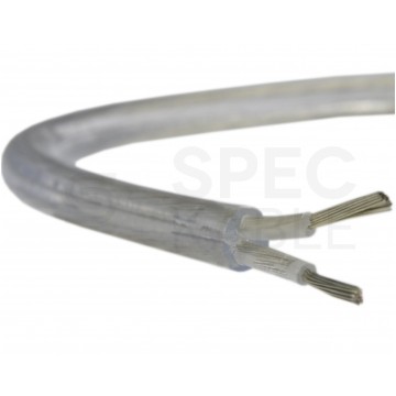Kabel mieszkaniowy OMY / H03VV-F 2x0,5mm2 transparentny 300/300V giętki linka Alkri