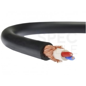 Kabel mikrofonowy MC5000 2x0,5mm2 Cu czarny zbalansowany Klotz