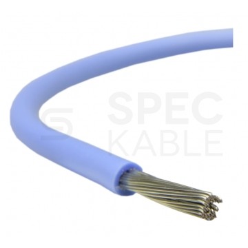 Kabel silikonowy SIF 180°C 2,5mm2 jednożyłowy niebieski 300/500V ciepłoodporny bezhalogenowy linka Basoglu