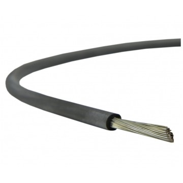 Kabel silikonowy SIF 180°C 300/500V 2,5 ciepłoodporny LSOH czarny linka TKD