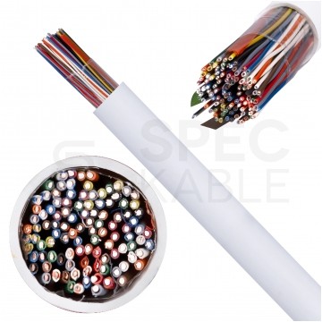 Kabel stacyjny parowany YTKSY 53x2x0,5mm2 biały 300V drut Bitner