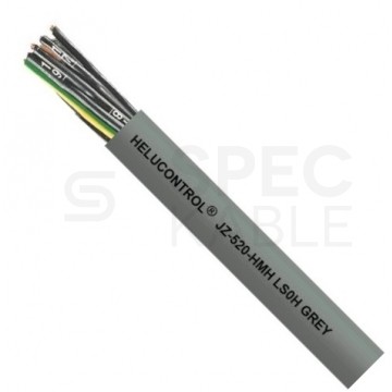 Kabel sterowniczy HELUCONTROL JZ-520-HMH 7x0,75mm2 szary 300/500V bezhalogenowy numerowany olejoodporny B2ca linka Helukabel