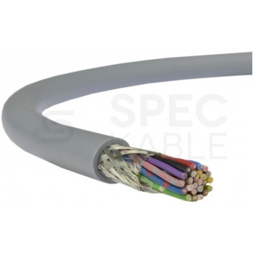 Kabel sterowniczy TECHNOTRONIK LIYCY 25x0,25mm2 szary 300/300V ekranowany olejoodporny linka Technokabel