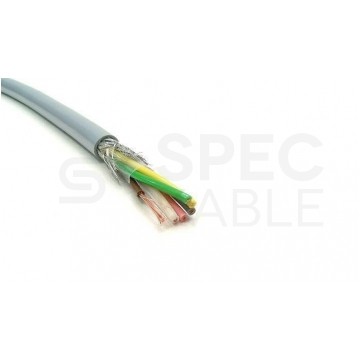 Kabel sterowniczy TECHNOTRONIK LIYCY 5x0,25mm2 szary 300/300V ekranowany olejoodporny linka Technokabel